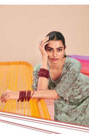 My Fashion Road Jay Vijay Aasmani Vol 2 Fancy Silk Festive Wear Designer Dress | 8462