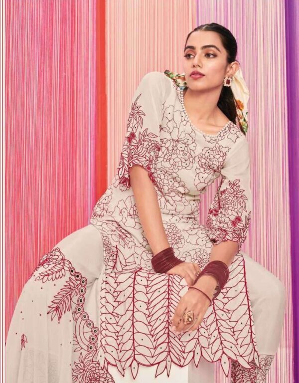 My Fashion Road Jay Vijay Aasmani Vol 2 Fancy Silk Festive Wear Designer Dress | 8465