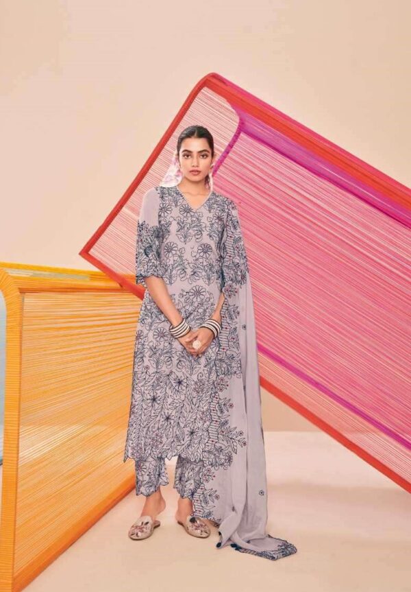 My Fashion Road Jay Vijay Aasmani Vol 2 Fancy Silk Festive Wear Designer Dress | 8464