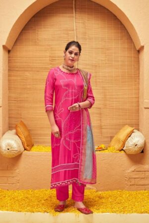 My Fashion Road Jay Vijay Anando Aahana Vol 2 Exclusive Muslin Silk Suit | 3103-B