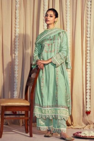 My Fashion Road Kimora Heer Habiba Exclusive Muslin Silk Salwar Suit | 9021