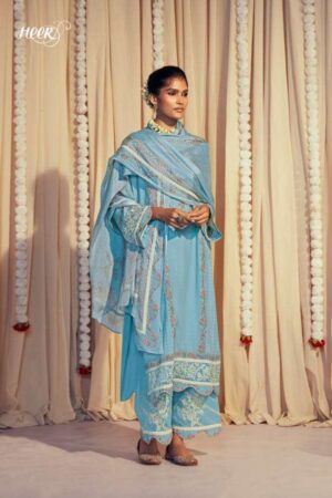 My Fashion Road Kimora Heer Habiba Exclusive Muslin Silk Salwar Suit | 9026