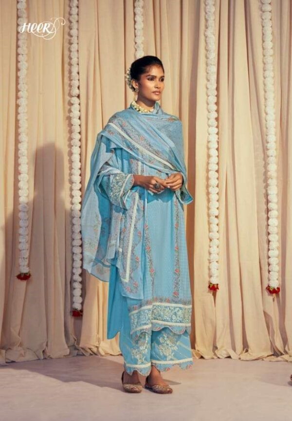 My Fashion Road Kimora Heer Habiba Exclusive Muslin Silk Salwar Suit | 9026
