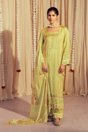 My Fashion Road Kimora Heer Habiba Exclusive Muslin Silk Salwar Suit | 9028