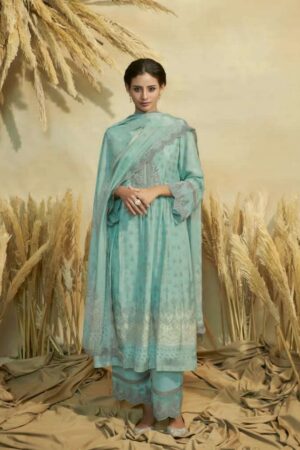 My Fashion Road Kimora Heer Husniya Fancy Muslin Latest Style Dress | 9086