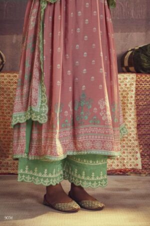 My Fashion Road Kimora Heer Mehboob Designer Muslin Silk Salwar Suit | 9036