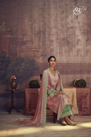 My Fashion Road Kimora Heer Mehboob Designer Muslin Silk Salwar Suit | 9036