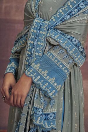 My Fashion Road Kimora Heer Mehboob Designer Muslin Silk Salwar Suit | 9038