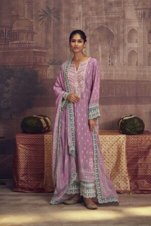 My Fashion Road Kimora Heer Mehboob Designer Muslin Silk Salwar Suit | 9033