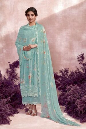 My Fashion Road Kimora Heer Noor Jahan Designer Muslin Silk Ladies Suit | 9106