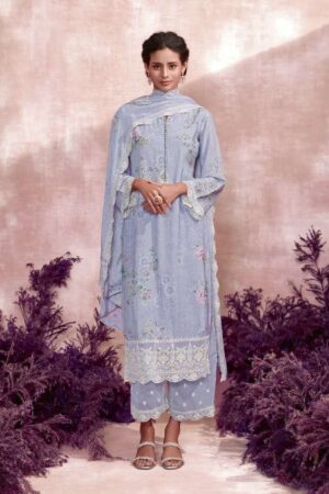 My Fashion Road Kimora Heer Noor Jahan Designer Muslin Silk Ladies Suit | 9107
