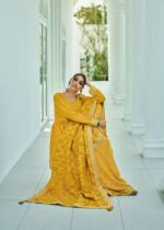 My Fashion Road Varsha Andaaz Designer Bandhani Print Muslin Suit | AB-03
