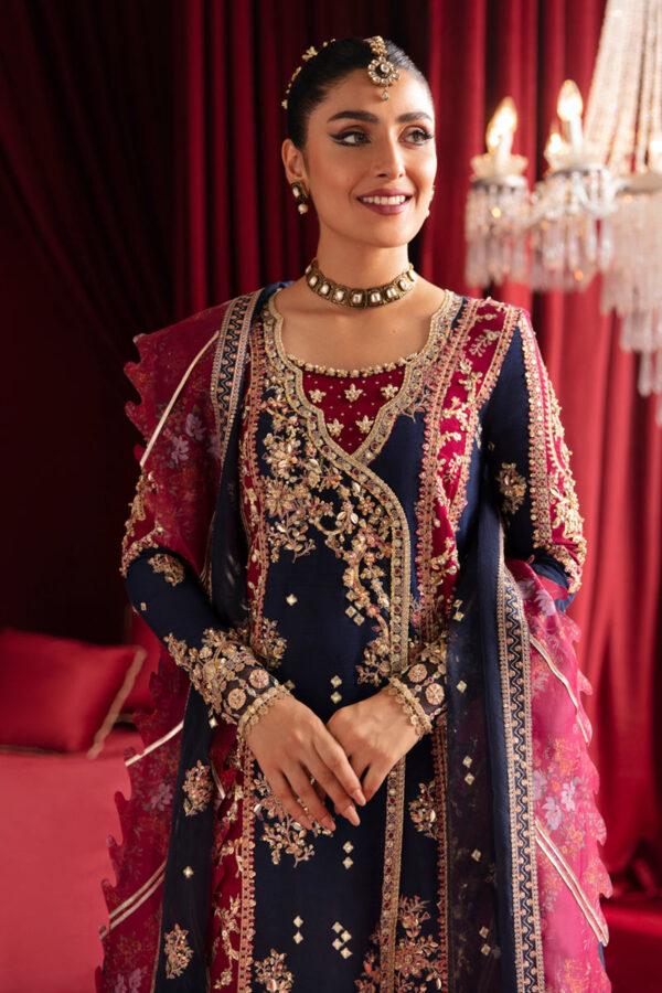 My Fashion Road Qalamkar Heer Ranjha Luxury Festive Unstitched Collection 2023 | HR-05 MEHARBANO