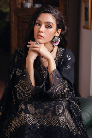 My Fashion Road Nureh Maya Jacquard Luxury Embroidered Collection 2023 | NJ-88