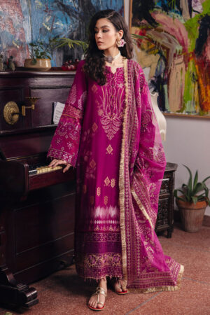 My Fashion Road Nureh Maya Jacquard Luxury Embroidered Collection 2023 | NJ-85