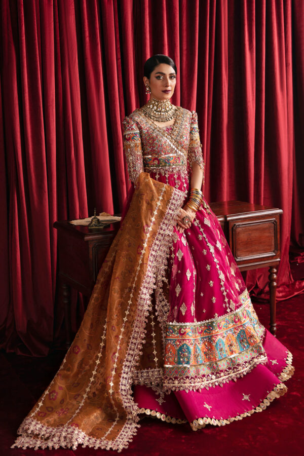 My Fashion Road Qalamkar Heer Ranjha Luxury Festive Unstitched Collection 2023 | HR-04 LEELA