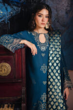 My Fashion Road Nureh Maya Jacquard Luxury Embroidered Collection 2023 | NJ-83