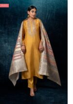 My Fashion Road Naariti Nar Embroidery Designer Unstitched Suit | 2739-Yellow