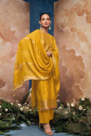 My Fashion Road Ganga Fashion Ezaz Designer Exclusive Silk Salwar Suit | C1601