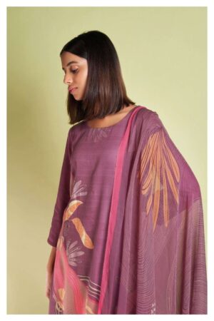My Fashion Road Ganga Valencia Exclusive Cotton Silk Ladies Unstitched Suit | S1903-B