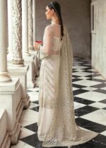 My Fashion Road Panache By Ayzel By Afrozeh Embroidered Chiffon Collection 2023 | V5-07 Omni White