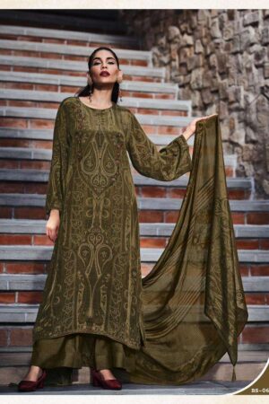 My Fashion Road Varsha Blossom Digital Print Muslin Branded Ladies Suit | BS-06