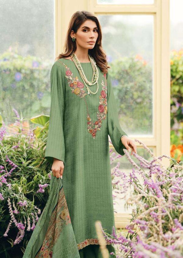My Fashion Road Varsha Evergreen Floral Designer Muslin Silk Ladies Suit | EV-02