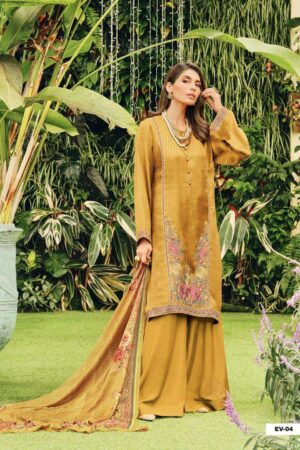 My Fashion Road Varsha Evergreen Floral Designer Muslin Silk Ladies Suit | EV-04