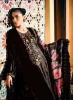 My Fashion Road Varsha Floral Opulence Branded Latest Designer Velvet Dress | FO-06
