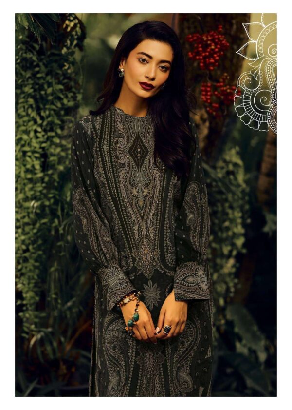 My Fashion Road Varsha Jaal Designer Fancy Muslin Silk Suit | JL-04