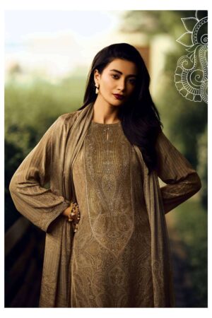 My Fashion Road Varsha Jaal Designer Fancy Muslin Silk Suit | JL-05