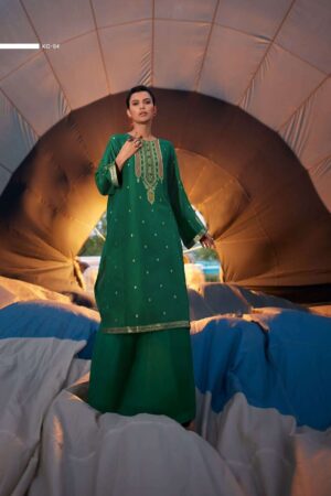 My Fashion Road Varsha Karigari Designer Meenakari Silk Salwar Suit | KG-04