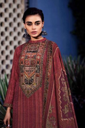 My Fashion Road Varsha Killim Designer Muslin Silk Salwar Suit | KM-06