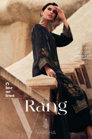 My Fashion Road Varsha Rang Designer Organza Silk Partywear Ladies Suit | RG-05