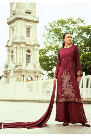 My Fashion Road Varsha Rashaqat Designer Silk Partywear Ladies Suit | RQ-05