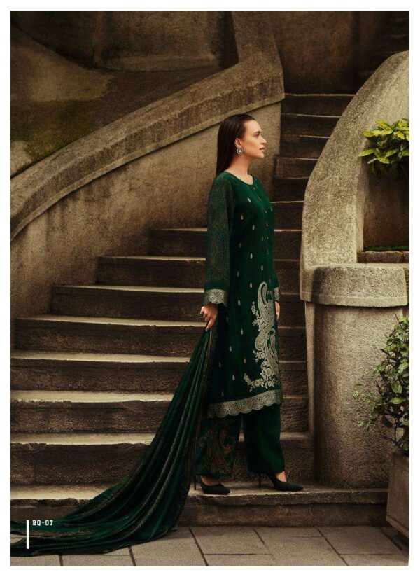 My Fashion Road Varsha Rashaqat Designer Silk Partywear Ladies Suit | RQ-07