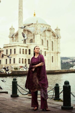 My Fashion Road Varsha Rashaqat Designer Silk Partywear Ladies Suit | RQ-01