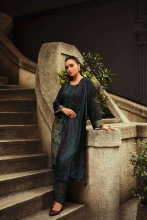 My Fashion Road Varsha Rashaqat Designer Silk Partywear Ladies Suit | RQ-02