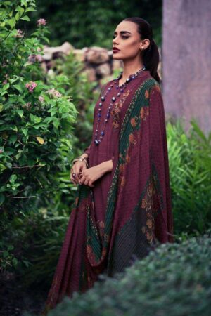 My Fashion Road Varsha Tahira Designer Fancy Muslin Silk Salwar Suit | TH-01