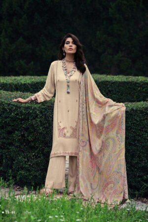 My Fashion Road Varsha Tahseen Exclusive Muslin Traditional Wear Suit | TS-05