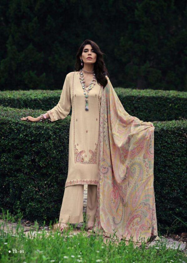 My Fashion Road Varsha Tahseen Exclusive Muslin Traditional Wear Suit | TS-05