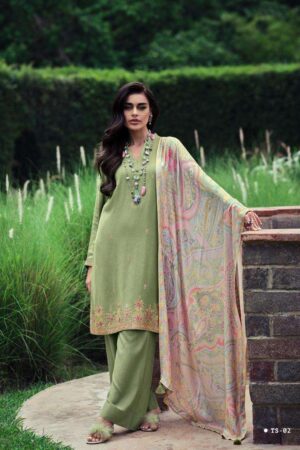 My Fashion Road Varsha Tahseen Exclusive Muslin Traditional Wear Suit | TS-02