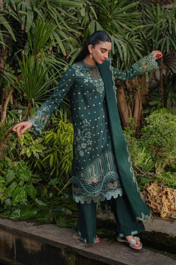 My Fashion Road Qalamkar Qline Linen Winter Unstitched Collection 2023 | WL-05