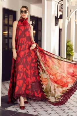 My Fashion Road MARIA B Mprints Winter Collection 2023 | MPT-1905-A