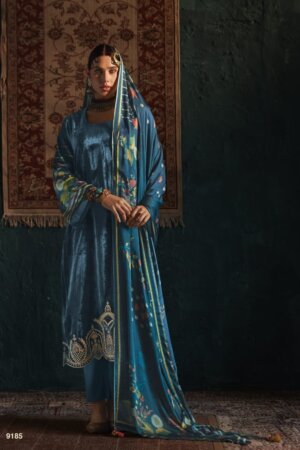 My Fashion Road Kimora Heer Salam E Ishq Designer Velvet Suit | 9185