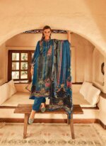 My Fashion Road Aiqa The New Vintage Digital Style Winter Wear Branded Velvet Suit | 8104
