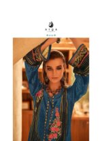My Fashion Road Aiqa The New Vintage Digital Style Winter Wear Branded Velvet Suit | 8104