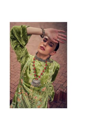 My Fashion Road Aiqa Winter Vogue Ethnic Designs Velvet Designer Ladies Suit | 9011