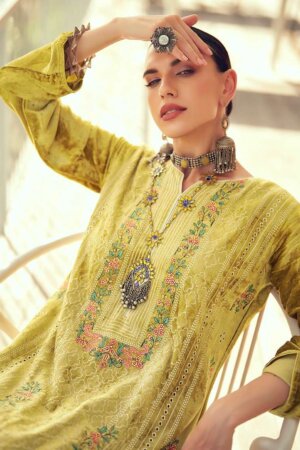 My Fashion Road Aiqa Winter Vogue Ethnic Designs Velvet Designer Ladies Suit | 9015