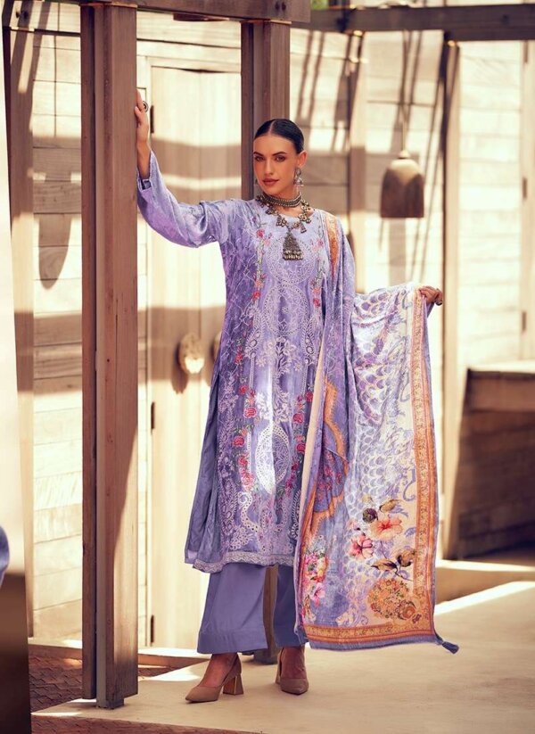 My Fashion Road Aiqa Winter Vogue Ethnic Designs Velvet Designer Ladies Suit | 9010